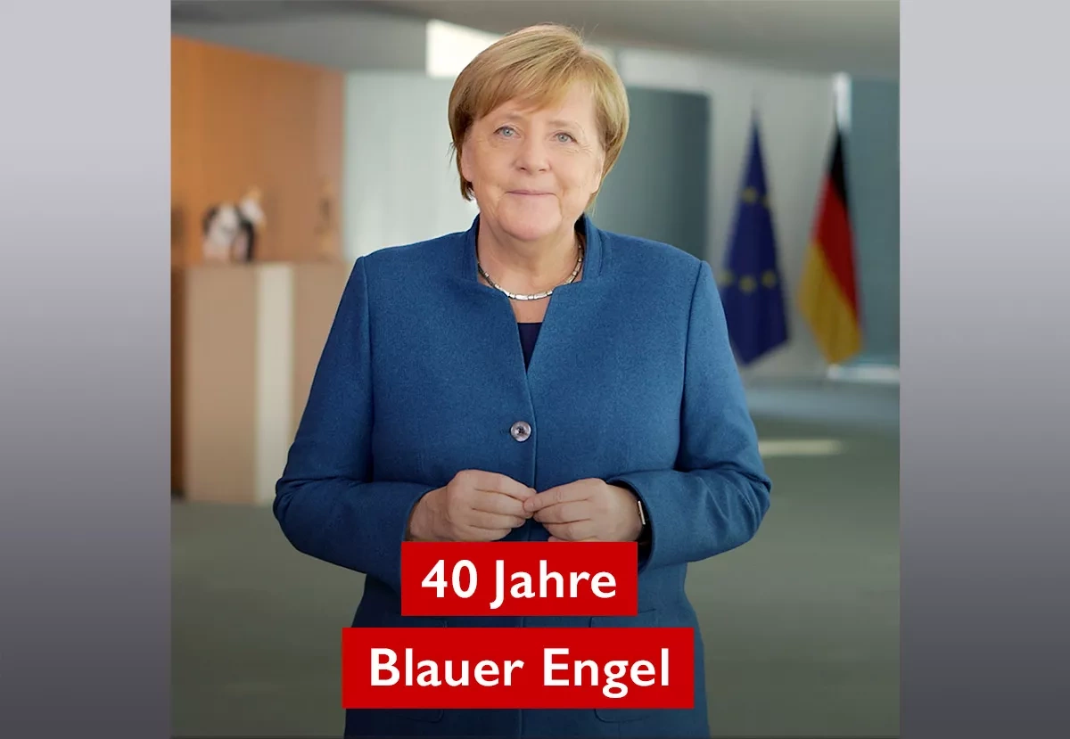 Former Chancellor Merkel on 40 years of the Blue Angel