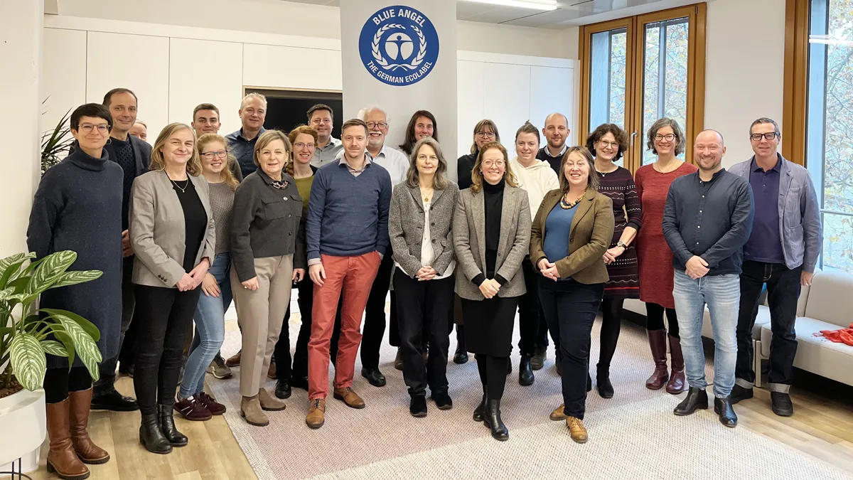 Group photo of the eco-label jury